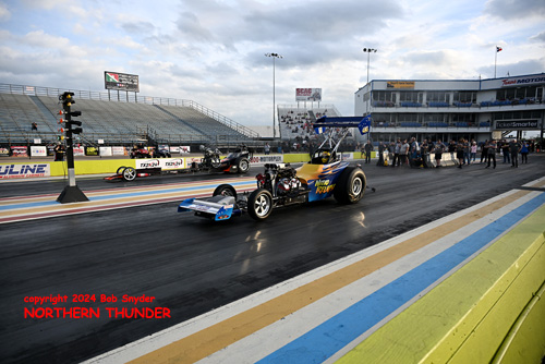 Aaron Morrow (near 
lane) vs Mike Hilton (far lane)